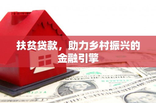 中西扶贫贷款，助力乡村振兴的金融引擎