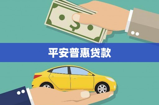 中西平安普惠贷款