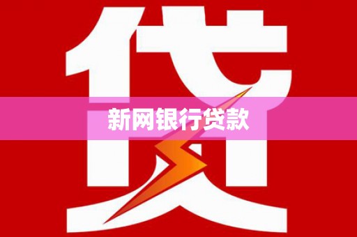 中西新网银行贷款