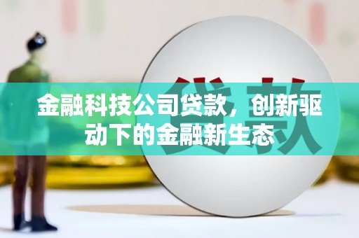 中西金融科技公司贷款，创新驱动下的金融新生态