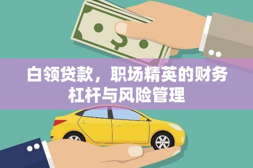 中西白领贷款，职场精英的财务杠杆与风险管理