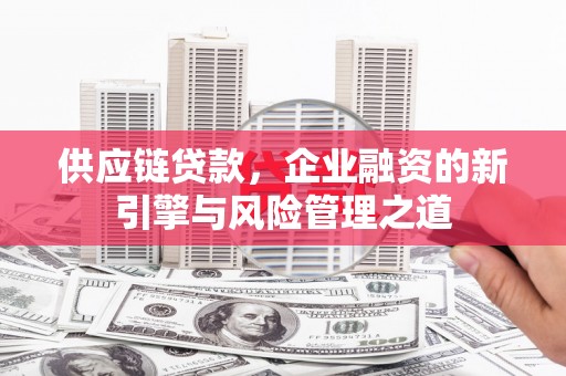 中西供应链贷款，企业融资的新引擎与风险管理之道