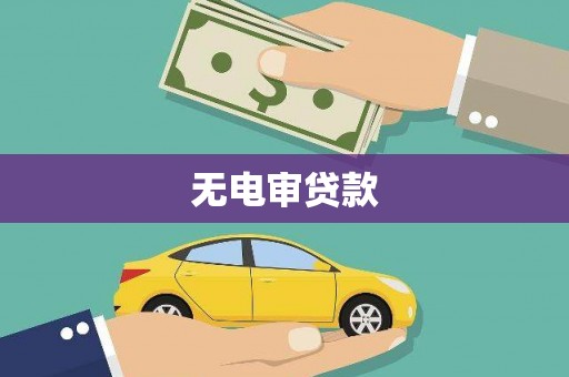 中西无电审贷款