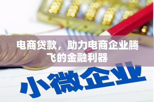 中西电商贷款，助力电商企业腾飞的金融利器