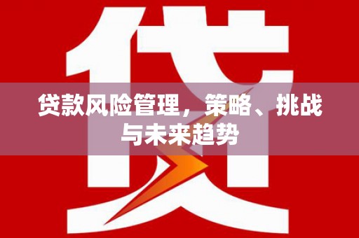 中西贷款风险管理，策略、挑战与未来趋势