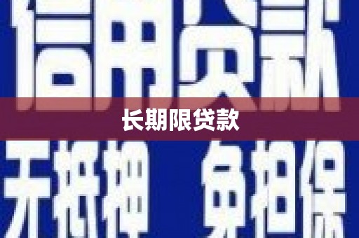 中西长期限贷款
