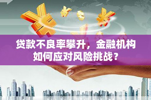 中西贷款不良率攀升，金融机构如何应对风险挑战？