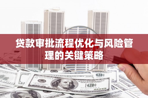 中西贷款审批流程优化与风险管理的关键策略