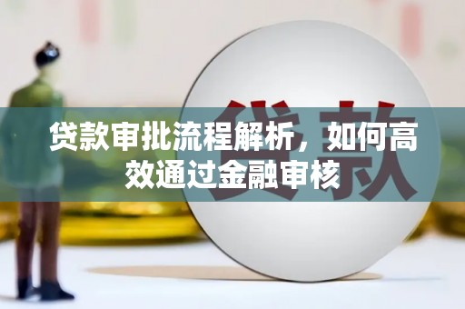 中西贷款审批流程解析，如何高效通过金融审核