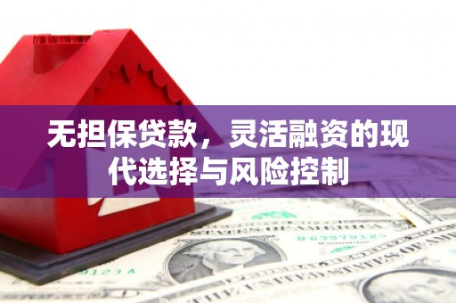 中西无担保贷款，灵活融资的现代选择与风险控制