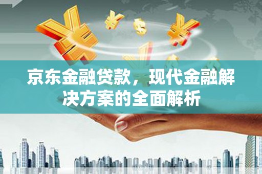中西京东金融贷款，现代金融解决方案的全面解析
