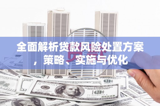 中西全面解析贷款风险处置方案，策略、实施与优化