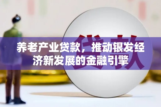 中西养老产业贷款，推动银发经济新发展的金融引擎