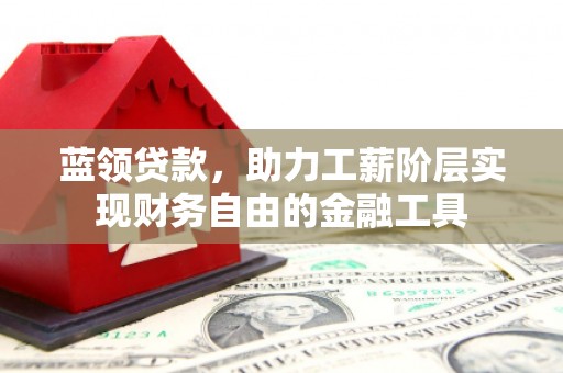 中西蓝领贷款，助力工薪阶层实现财务自由的金融工具