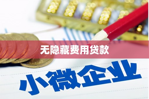 中西无隐藏费用贷款