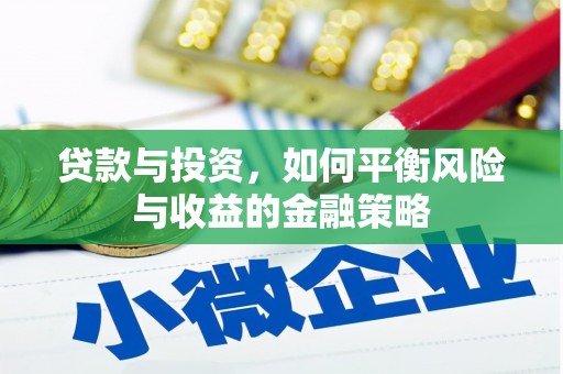 中西贷款与投资，如何平衡风险与收益的金融策略