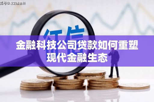 中西金融科技公司贷款如何重塑现代金融生态
