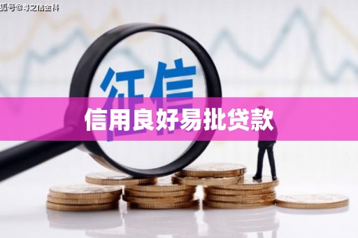 中西信用良好易批贷款