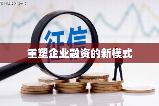中西重塑企业融资的新模式