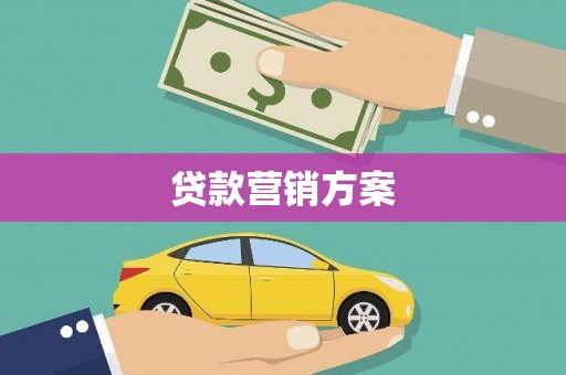 中西贷款营销方案