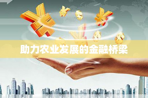 中西助力农业发展的金融桥梁