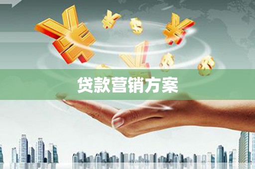 中西贷款营销方案